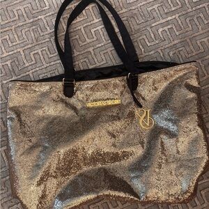 Victoria's Secret Gold and Silver Sequin Bag